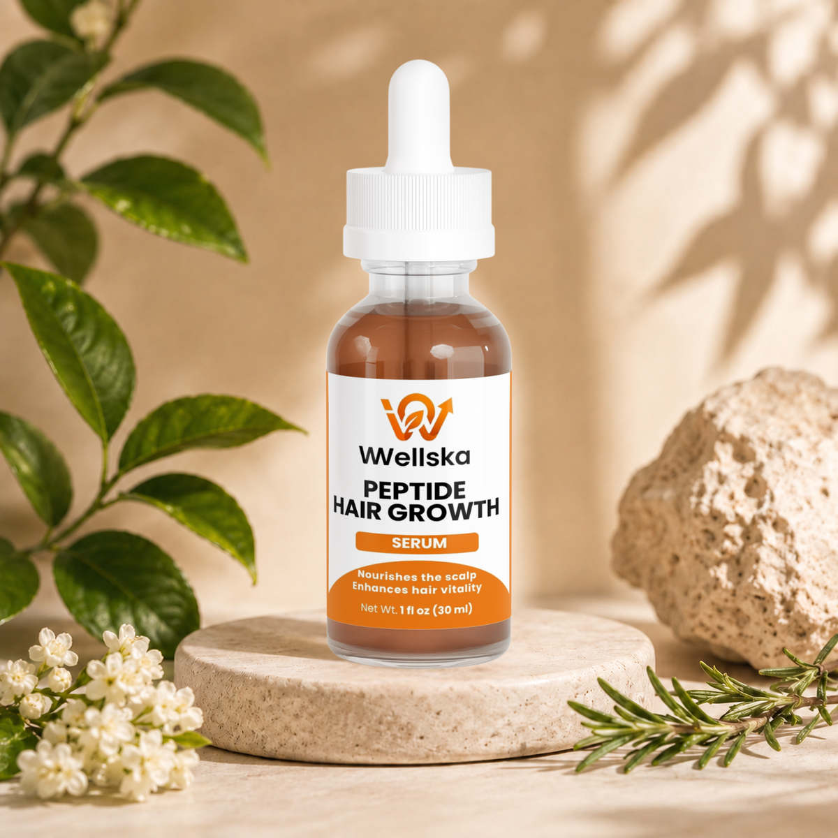 Wellska Peptide Hair Growth Serum