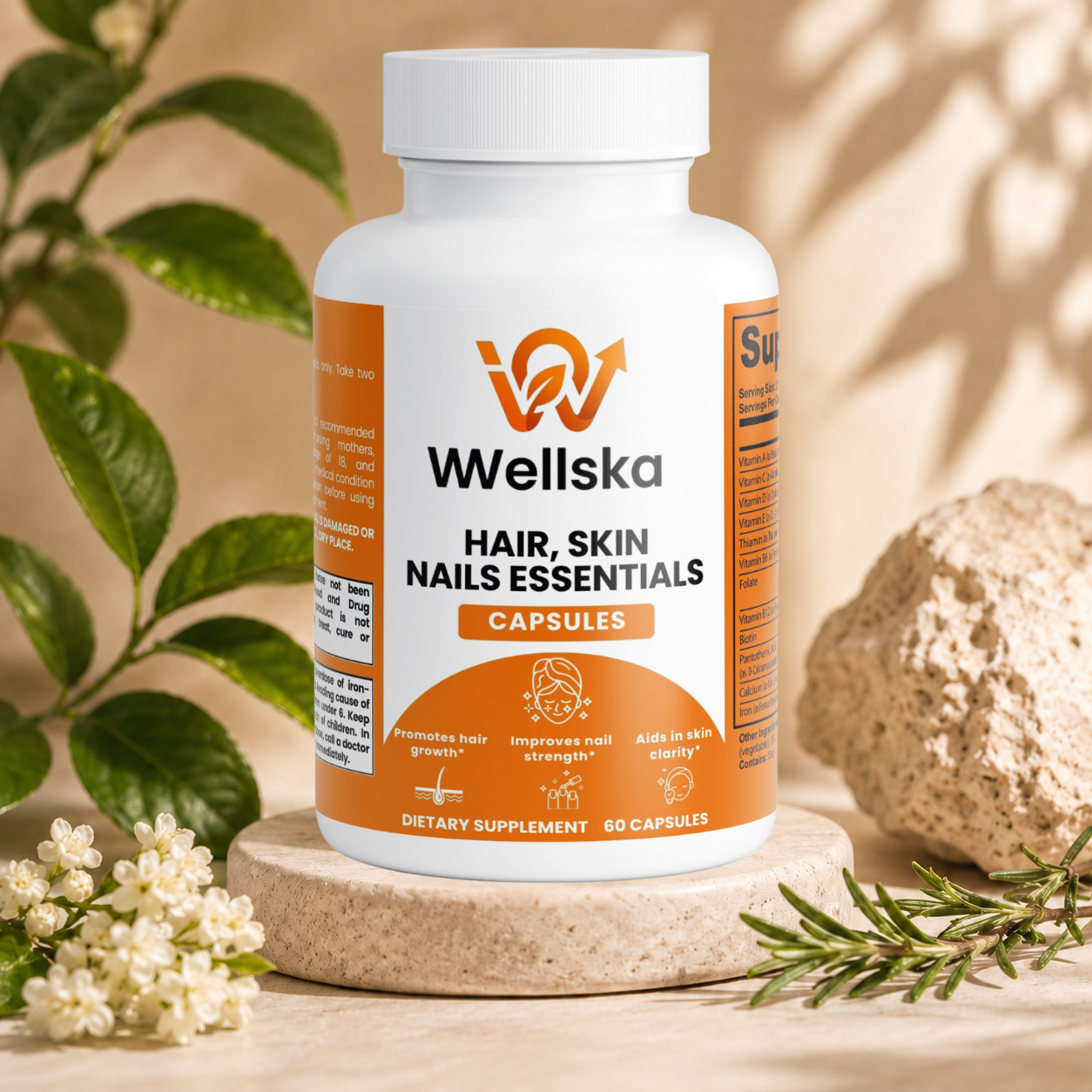 Wellska Hair, Skin & Nails Essentials Capsules